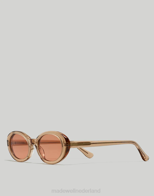 accessoires marsepein ZVH61031 Madewell Russell ovale zonnebril vrouwen