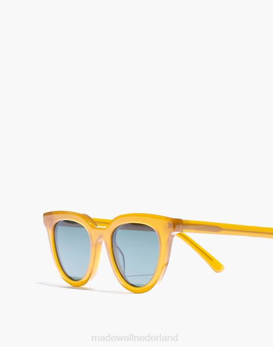 accessoires zwarte steenkool multi ZVH61039 Madewell Adrian zonnebril vrouwen