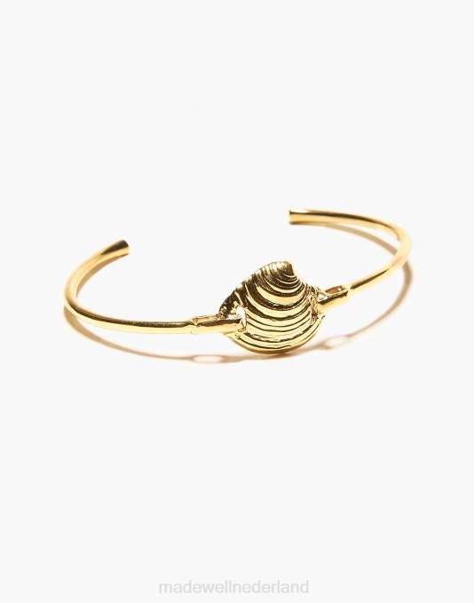 juwelen goud ZVH61155 Madewell Odette New York La Mer schelp manchetarmband vrouwen