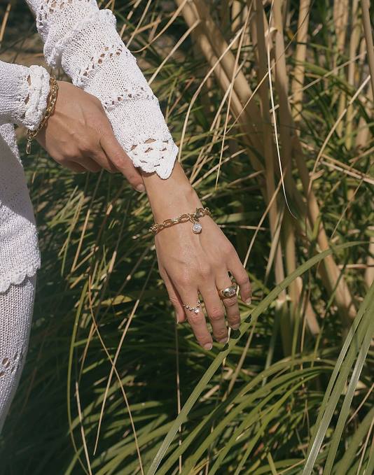 juwelen goud ZVH61547 Madewell studio grun morris kettingarmband vrouwen