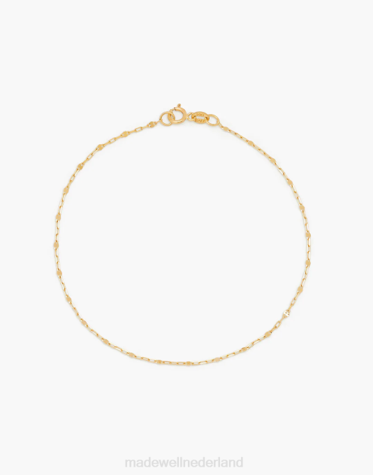juwelen goud ZVH61736 Madewell Kinn diamantgeslepen Rolo-kettingarmband vrouwen