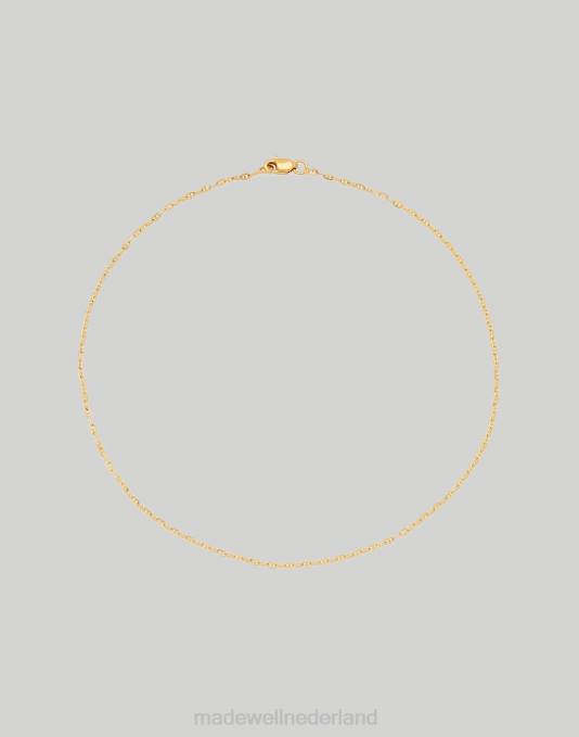 juwelen goud ZVH61740 Madewell Kinn Mariner ketting enkelbandje vrouwen