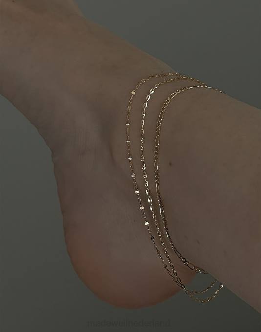 juwelen goud ZVH61740 Madewell Kinn Mariner ketting enkelbandje vrouwen