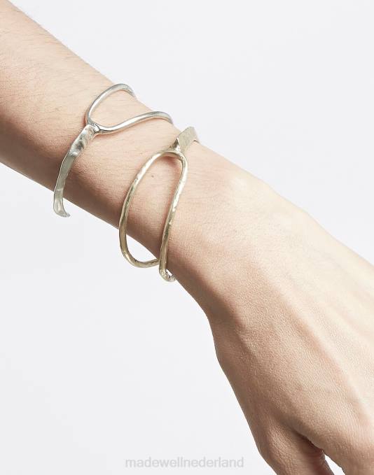 juwelen goud ZVH6836 Madewell Odette New York split-ridge manchetarmband vrouwen