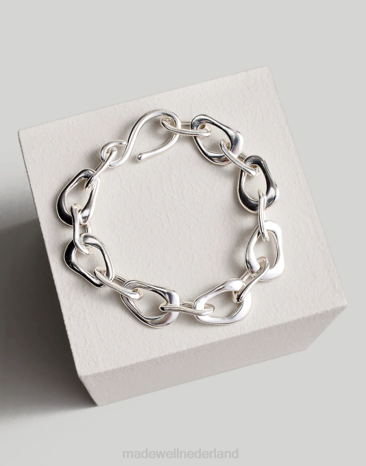 juwelen sterling zilver ZVH6825 Madewell de collectie dikke schakelarmband vrouwen