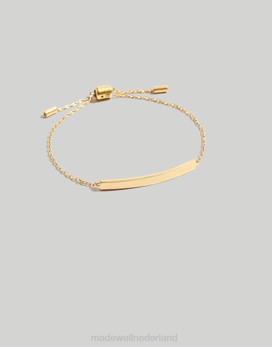 juwelen vintage goud ZVH6832 Madewell armband met staafketting vrouwen