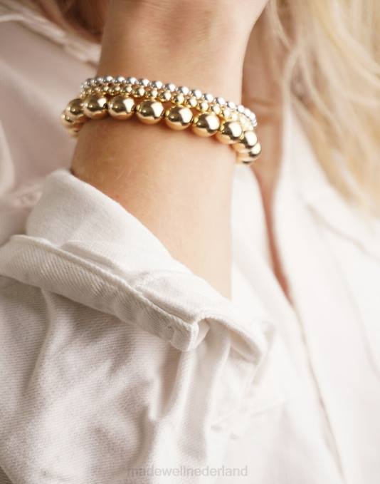 juwelen zilver ZVH61386 Madewell charlotte cauwe studio kralenarmband 5mm vrouwen