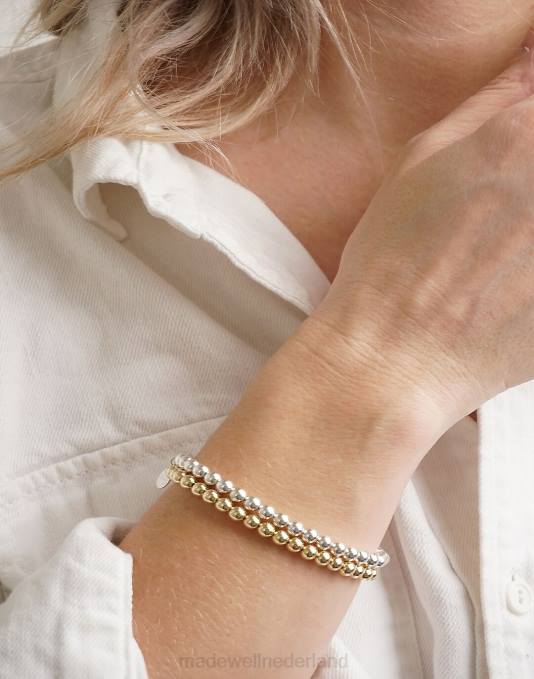 juwelen zilver ZVH61386 Madewell charlotte cauwe studio kralenarmband 5mm vrouwen