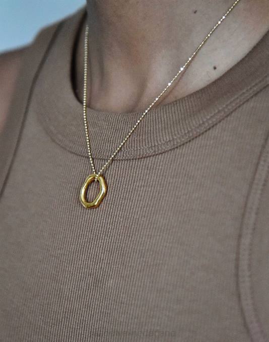 juwelen goud ZVH61524 Madewell nashira arno vermeil vijverlinkbedel vrouwen