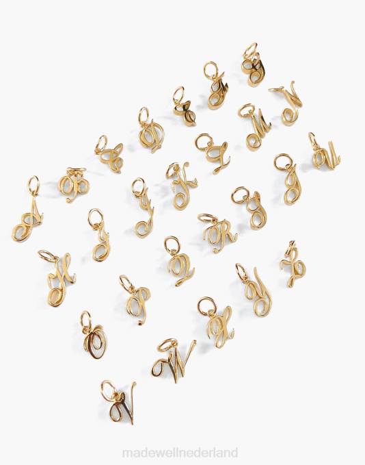 juwelen letter A ZVH61749 Madewell Kinn liefdesbrief bedelhanger vrouwen