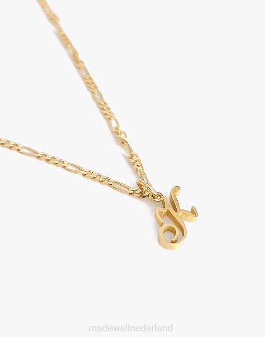 juwelen letter A ZVH61749 Madewell Kinn liefdesbrief bedelhanger vrouwen