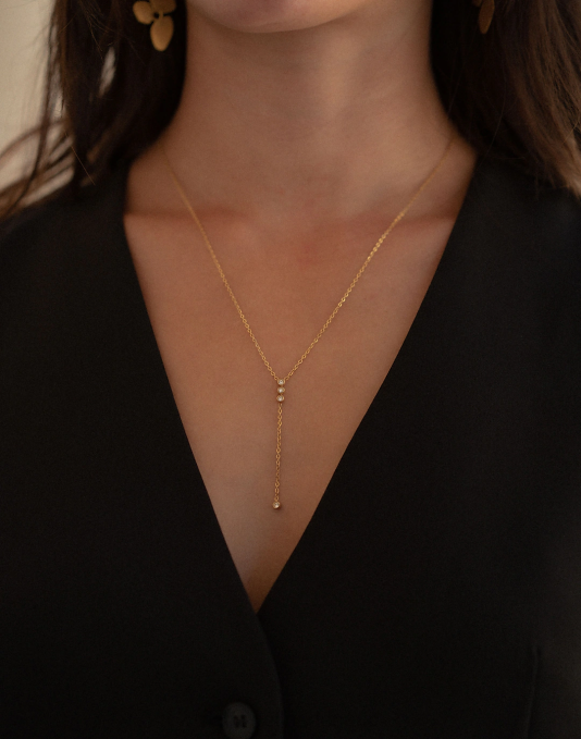 accessoires goud ZVH61289 Madewell tseatjewelry eenvoudige lariat ketting vrouwen