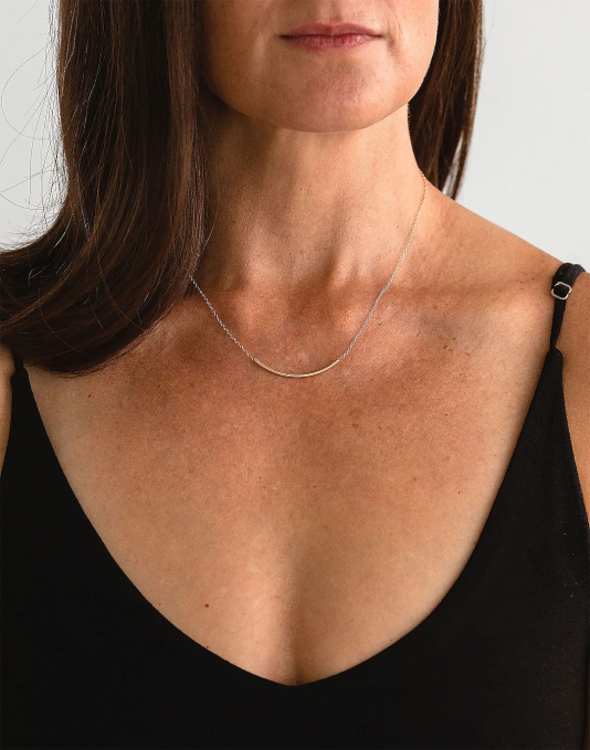 accessoires goud ZVH61438 Madewell sheena marshall sieraden zonsondergang ketting vrouwen