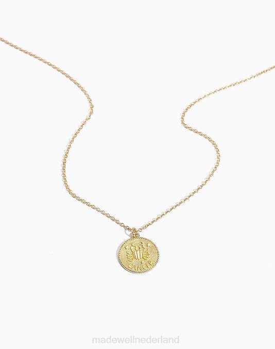 accessoires goud ZVH61492 Madewell katie dean sieraden kanker dierenriem ketting vrouwen