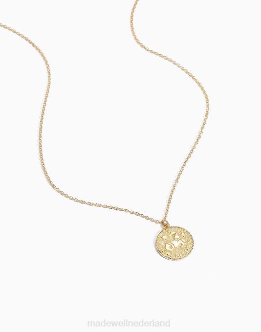 accessoires goud ZVH61495 Madewell katie dean sieraden Steenbok dierenriemketting vrouwen