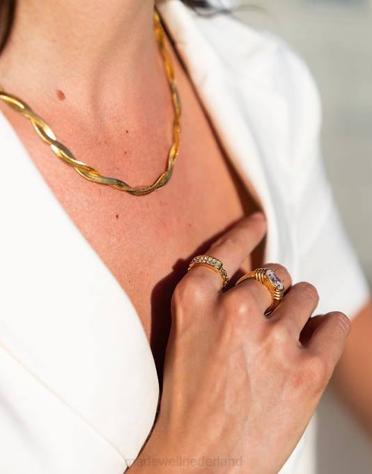 accessoires goud ZVH62358 Madewell tseatjewelry gedraaide ketting vrouwen