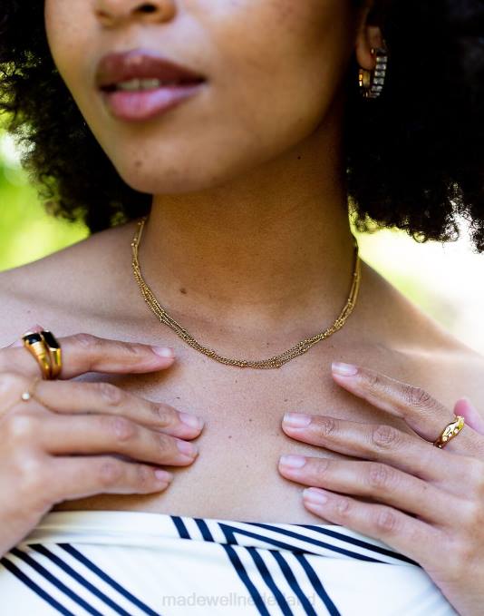 accessoires goud ZVH62362 Madewell tseatjewelry olijf choker ketting vrouwen