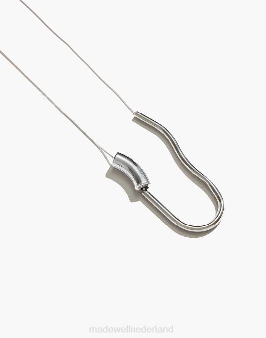 accessoires zilver ZVH61900 Madewell maslo sieraden bevatten een blokketting vrouwen