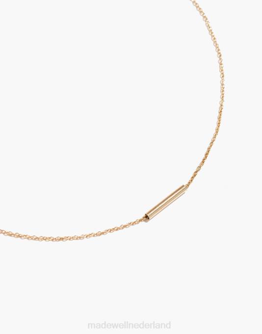 juwelen goud ZVH61364 Madewell bychari pijplijn ketting vrouwen