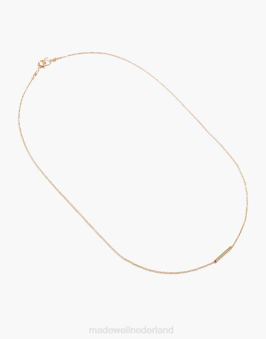 juwelen goud ZVH61364 Madewell bychari pijplijn ketting vrouwen