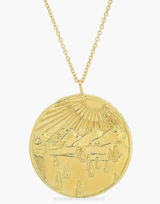 juwelen goud ZVH61559 Madewell studio grun bos ketting vrouwen