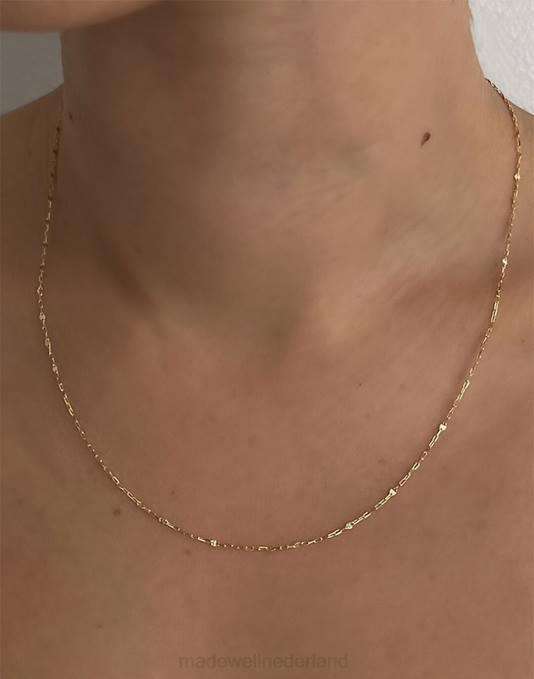 juwelen goud ZVH61738 Madewell Kinn diamantgeslepen rolo-ketting vrouwen