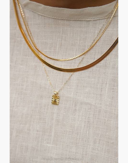 juwelen goud ZVH61928 Madewell Muns relicario ketting vrouwen