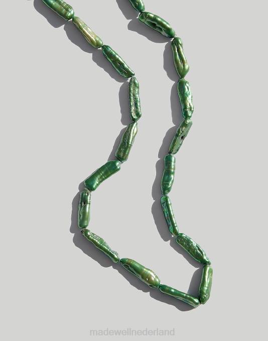 juwelen goud ZVH61931 Madewell Muns Sirena parelketting vrouwen