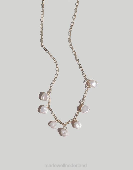 juwelen goud ZVH61940 Madewell Muns playa charme ketting vrouwen