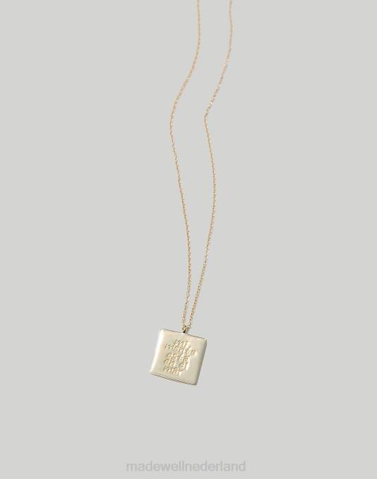 juwelen goud ZVH61959 Madewell Muns en el mar ketting vrouwen