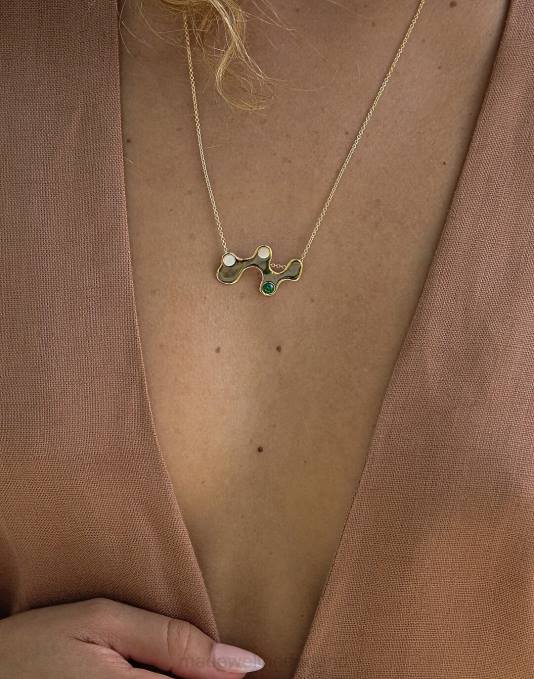 juwelen goud ZVH61965 Madewell Muns bolero ketting vrouwen