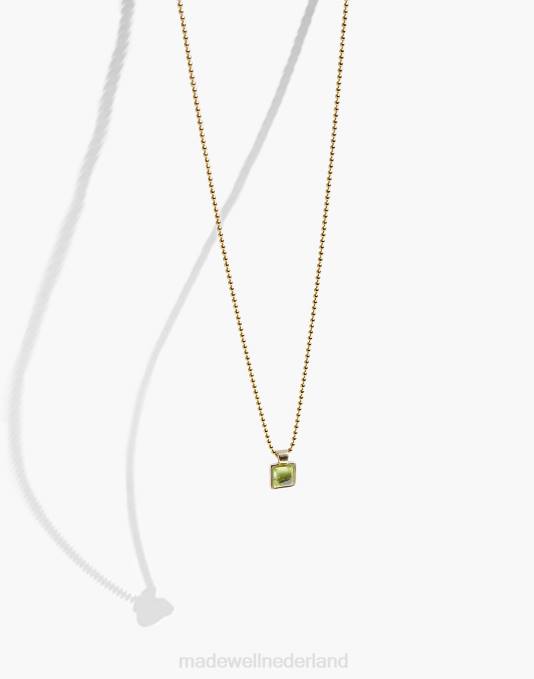 juwelen goud ZVH61967 Madewell Muns Laguna ketting vrouwen