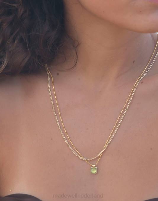 juwelen goud ZVH61967 Madewell Muns Laguna ketting vrouwen