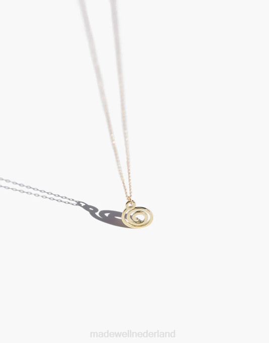 juwelen goud ZVH61969 Madewell Muns espiral ketting vrouwen