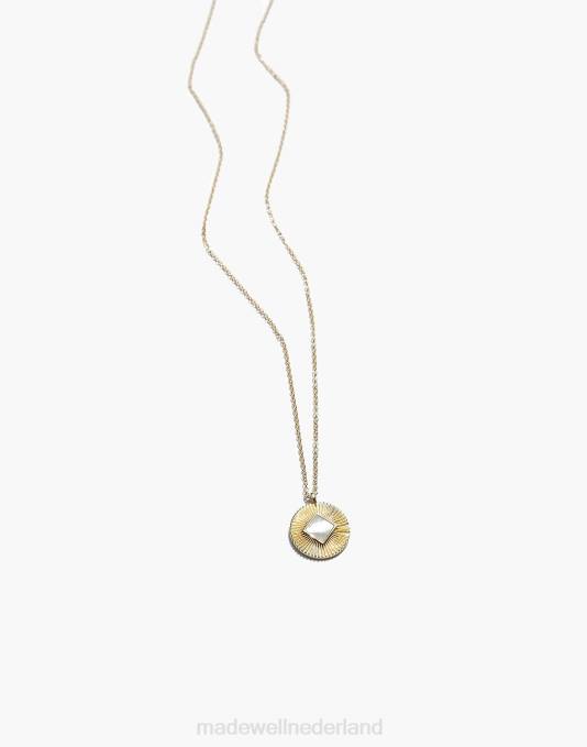 juwelen goud ZVH61994 Madewell Muns Hito ketting vrouwen