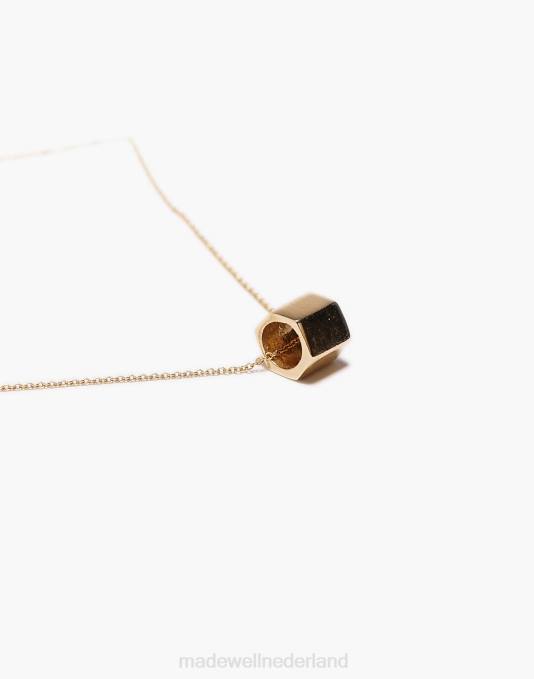 juwelen goud ZVH62082 Madewell Odette New York Verrou hanger ketting vrouwen