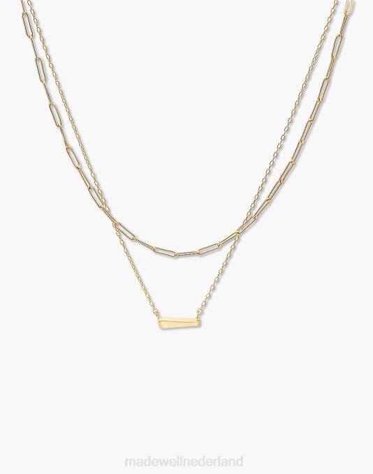 juwelen goud ZVH62253 Madewell soko sura gelaagde ketting vrouwen