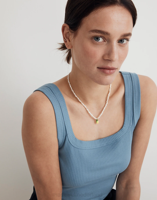 juwelen kamille ZVH6966 Madewell emaille citroen hanger ketting vrouwen