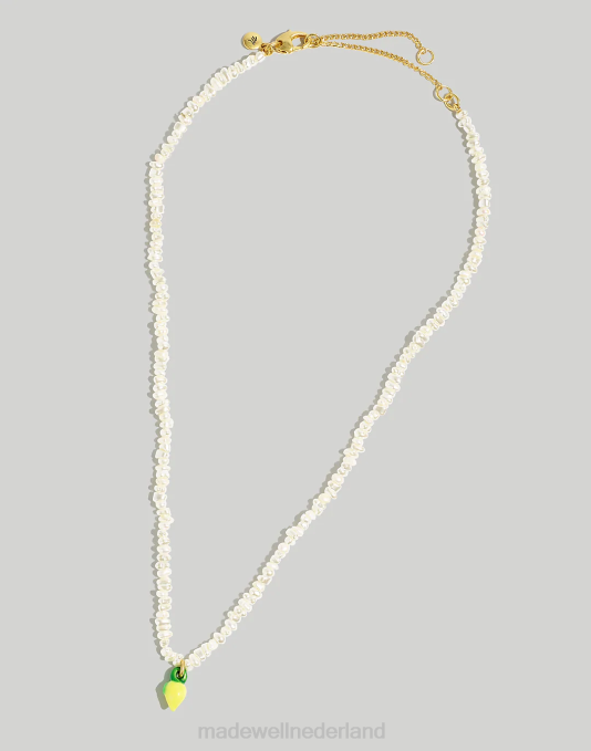 juwelen kamille ZVH6966 Madewell emaille citroen hanger ketting vrouwen