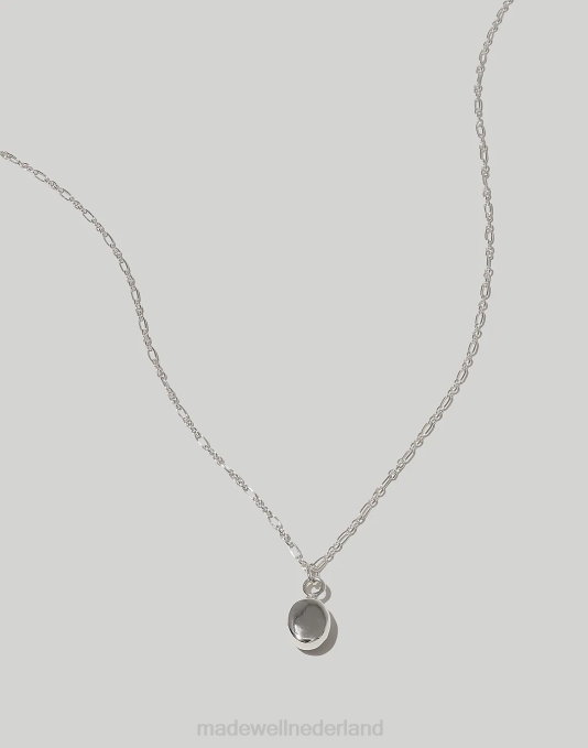 juwelen lichtblauw ZVH61800 Madewell cled ovale charme ketting vrouwen