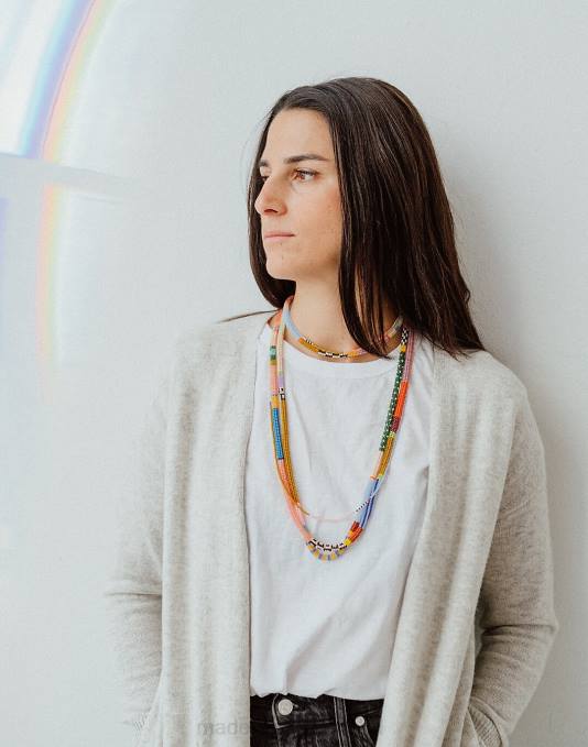 juwelen multi ZVH61508 Madewell kisiwa rangi ketting vrouwen