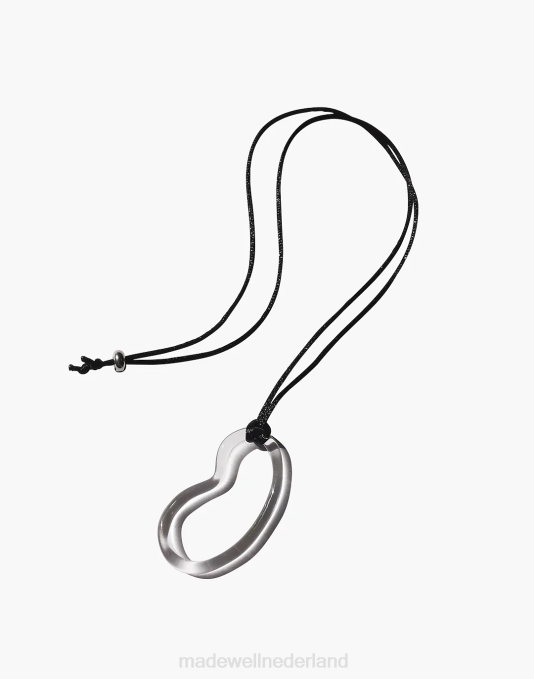 juwelen één kleur ZVH61465 Madewell Jane d'arensbourg ketting met ketting van helder bonenhangertje vrouwen