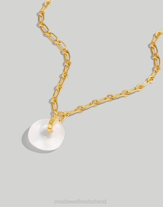 juwelen steenkristal ZVH6957 Madewell hars statement ketting vrouwen