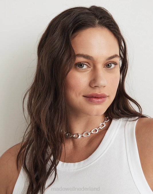 juwelen sterling zilver ZVH6939 Madewell de collectie dikke ketting vrouwen