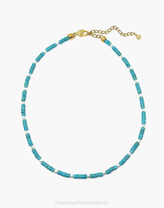 juwelen turkoois ZVH61924 Madewell miju kralen del mar ketting vrouwen