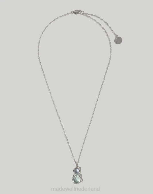 juwelen veelkleurig blauw ZVH61799 Madewell cled duo-balkketting vrouwen