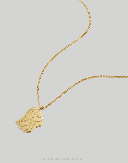 juwelen vintage goud ZVH6958 Madewell vrije geest hanger ketting vrouwen