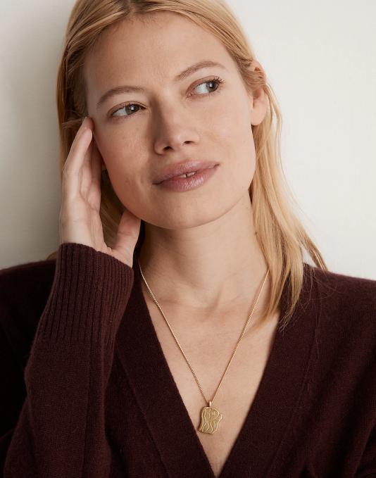 juwelen vintage goud ZVH6958 Madewell vrije geest hanger ketting vrouwen