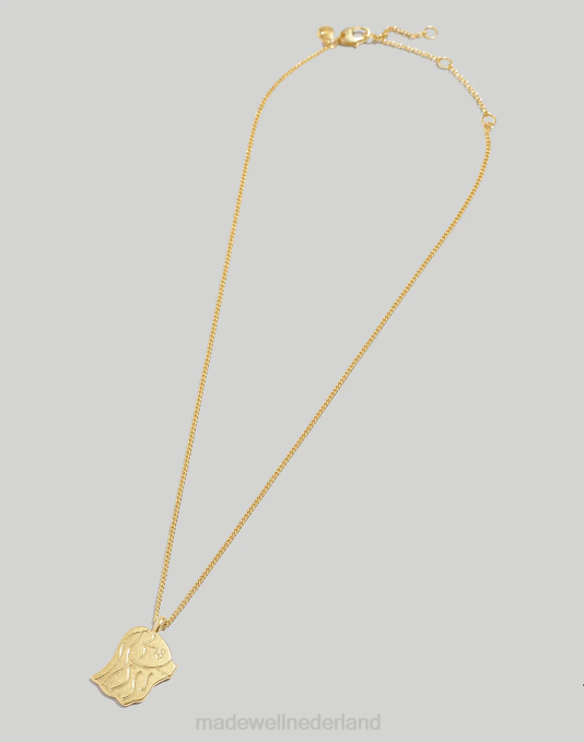 juwelen vintage goud ZVH6958 Madewell vrije geest hanger ketting vrouwen