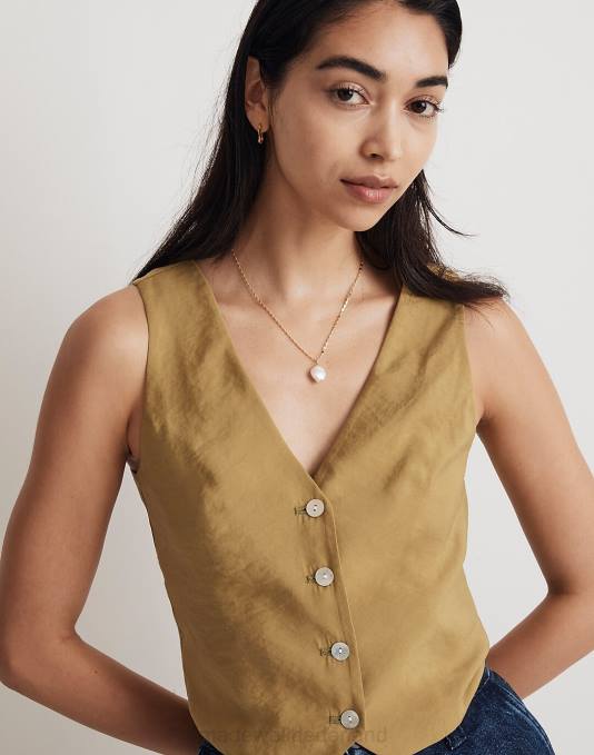 juwelen vintage goud ZVH6963 Madewell gegoten parel munt ketting vrouwen